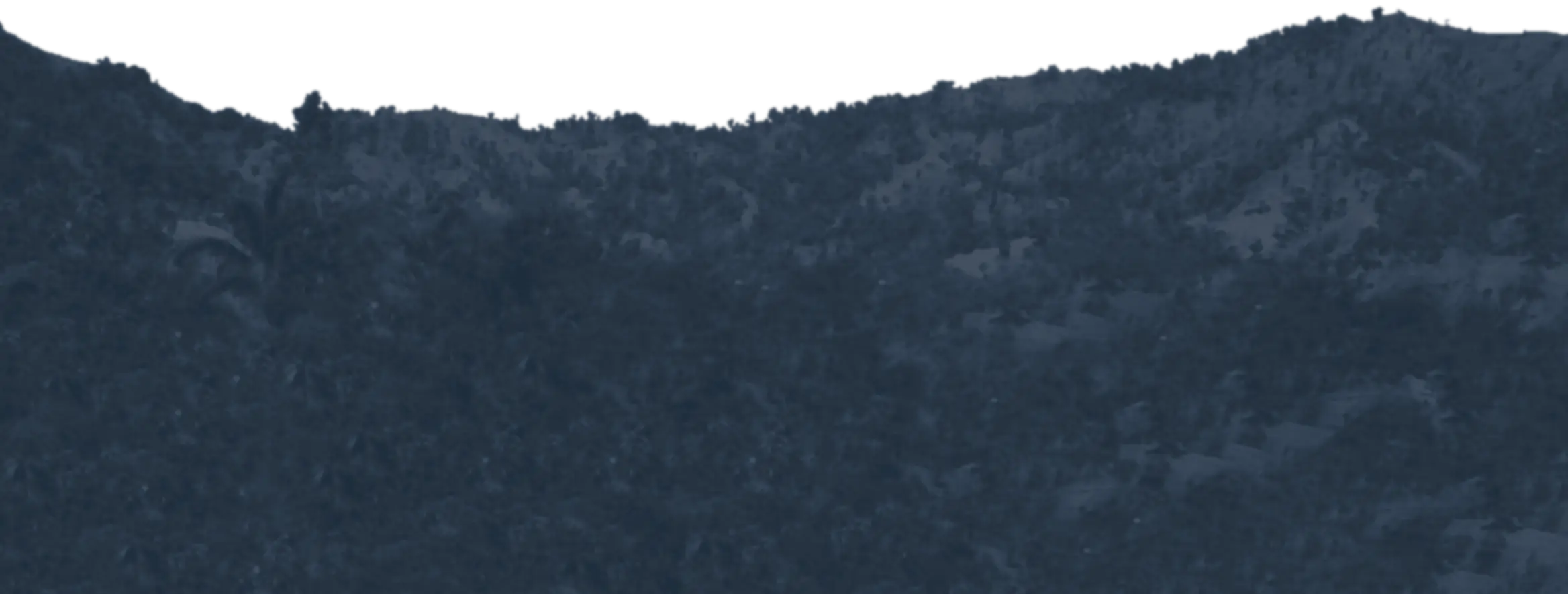 Six militaires canadiens portant l’uniforme de combat de camouflage vert s’unissent avec des Haïtiens pour former une barrière humaine avec en toile de fond une montagne et un ciel bleu parsemé de nuages. Parmi les Haïtiens, on trouve des hommes, des femmes et des enfants.